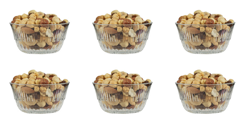 6X Small Serving Bowl Set. Dessert Sundae Fruit Trifle Dishes. (215cc)