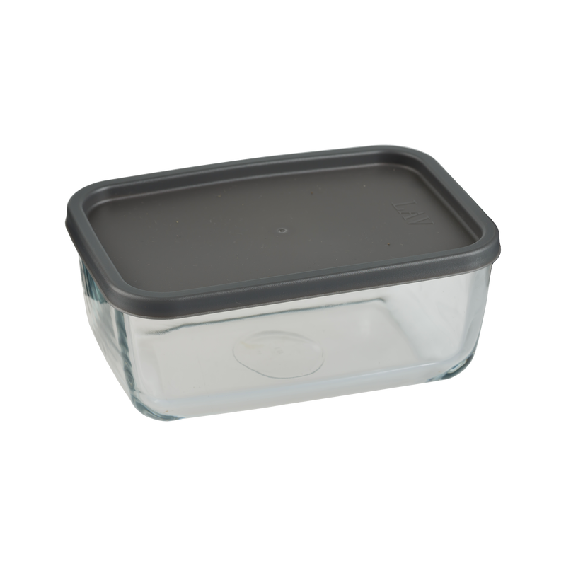 Glass Food Containers Set. 2 Sizes. (Set of 3) (1x 1170ml & 2x 405ml)