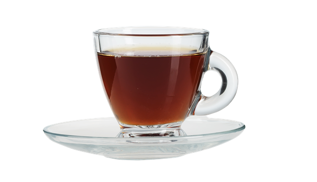 Glasshop Set of 6 Modern Espresso Coffee Cups with Matching Saucers - Elevate Your Coffee Experience