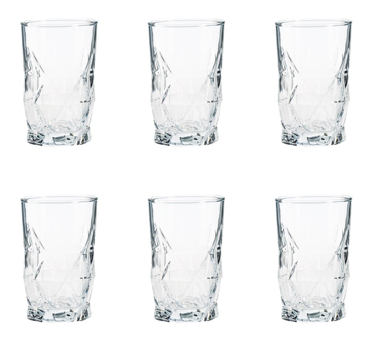 Very Small Drinking Glasses. Tall Shot Glass. Minimalist Design. (110 cc/ml) (Pack of 6).
