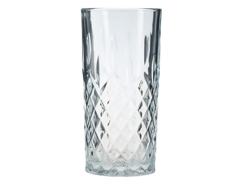 HiBall Glasses. Water Juice Drinking Tumbler. Vintage Style. (Set of 6)(356 ml)