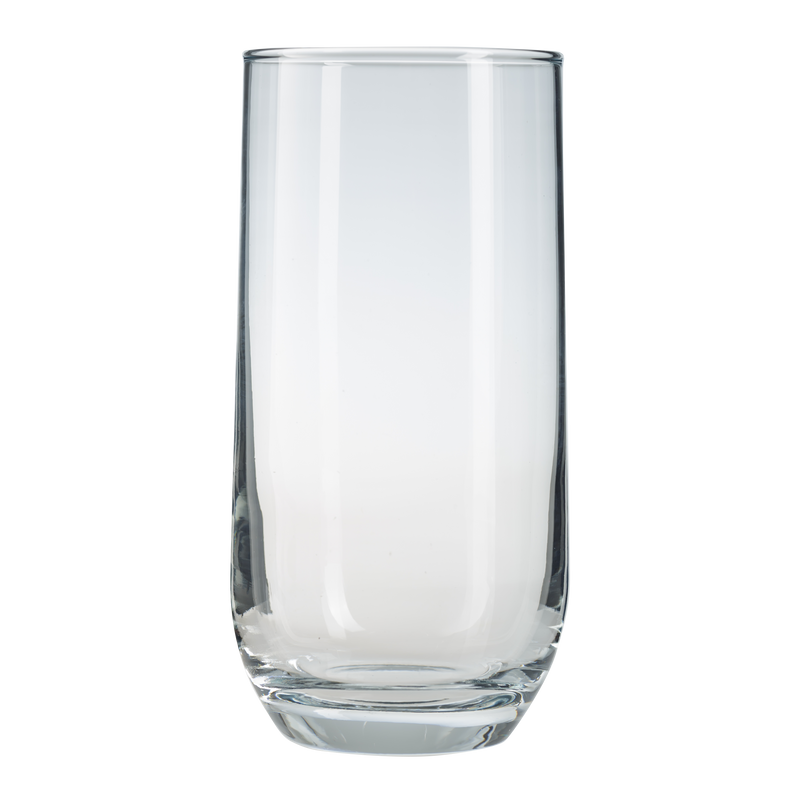 Highball Drinking Glasses Set. Water Juice Tableware Glass.(415 ml) (Pack of 6)