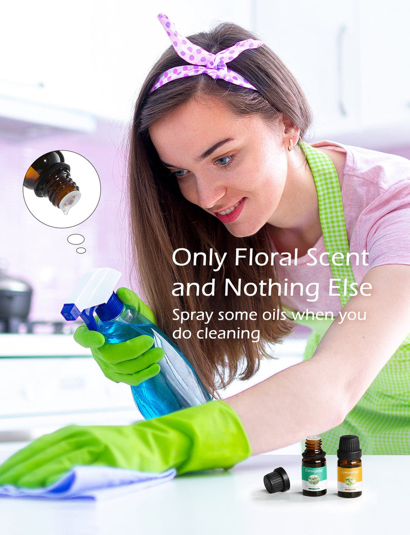 Essential Oils Set. Aromatherapy Essential Oil For Diffuser. Gift Set. (12x10ml)