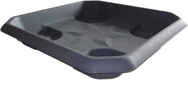 Large Square Flower Plant Pot and Saucer. (25.5 Lt / 44 Lt / 74.3 Lt).