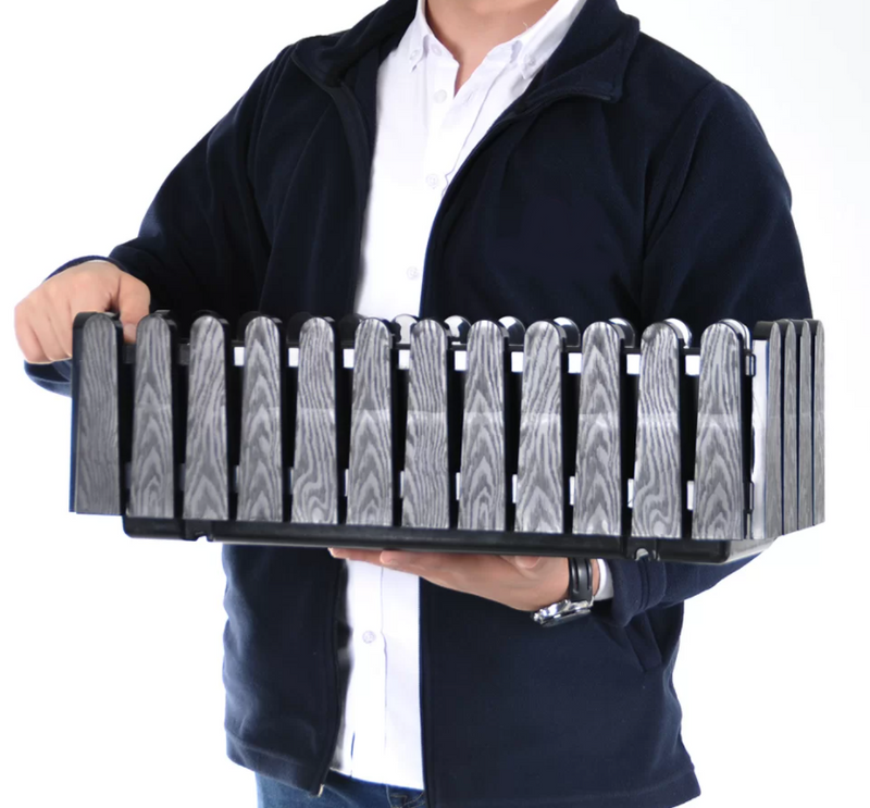 Hanging Flower Planter Pot with Hanger. Black Balcony Fence Pot. (9 Lt & 14 Lt).