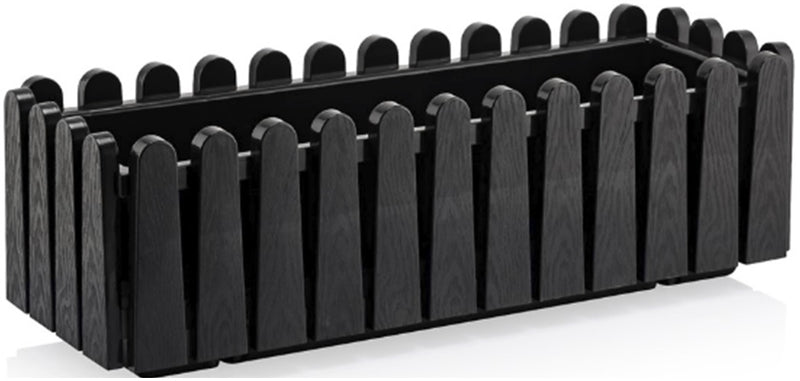 Hanging Flower Planter Pot with Hanger. Black Balcony Fence Pot. (9 Lt & 14 Lt).