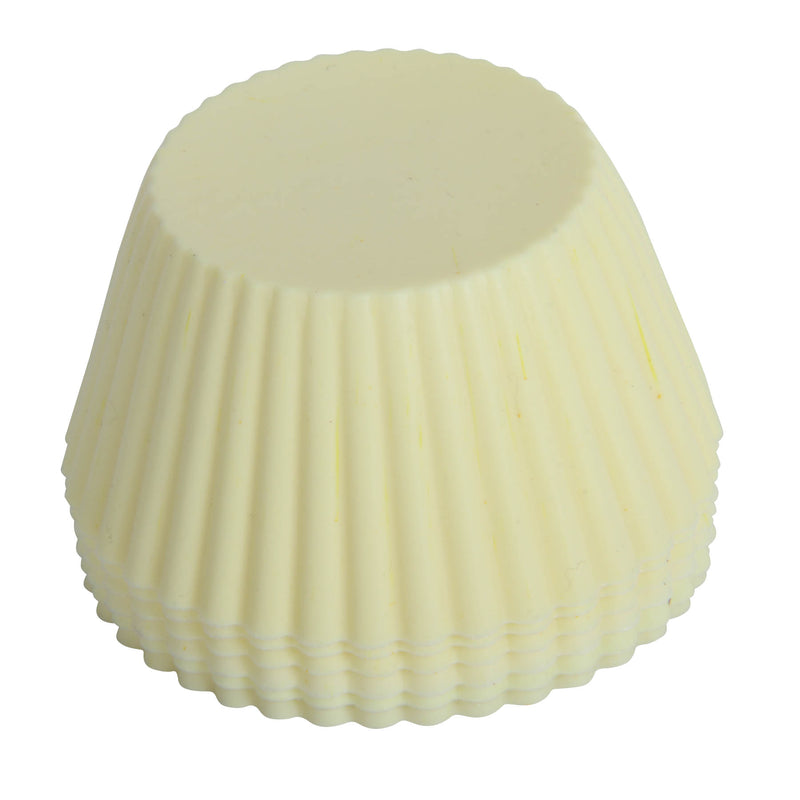 Silicone Reusable Muffin Cupcake Mould Cases. 18 Pcs. Rose, Pumpkin, Round Style.