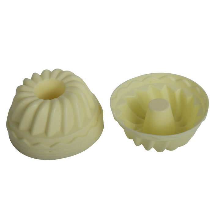 Silicone Reusable Muffin Cupcake Mould Cases. 18 Pcs. Rose, Pumpkin, Round Style.