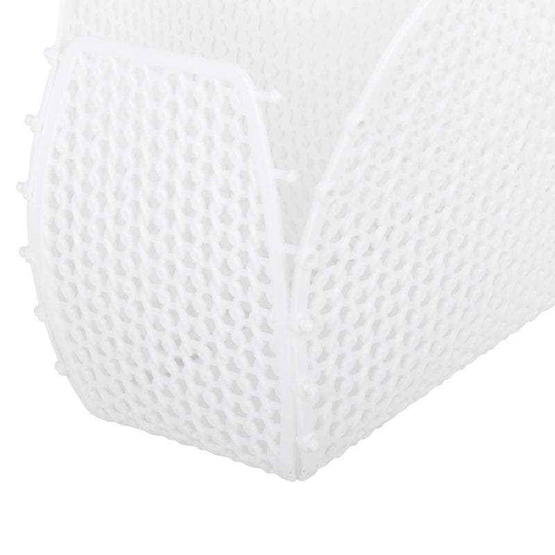 Vintage Style Plastic Mini Bag - White