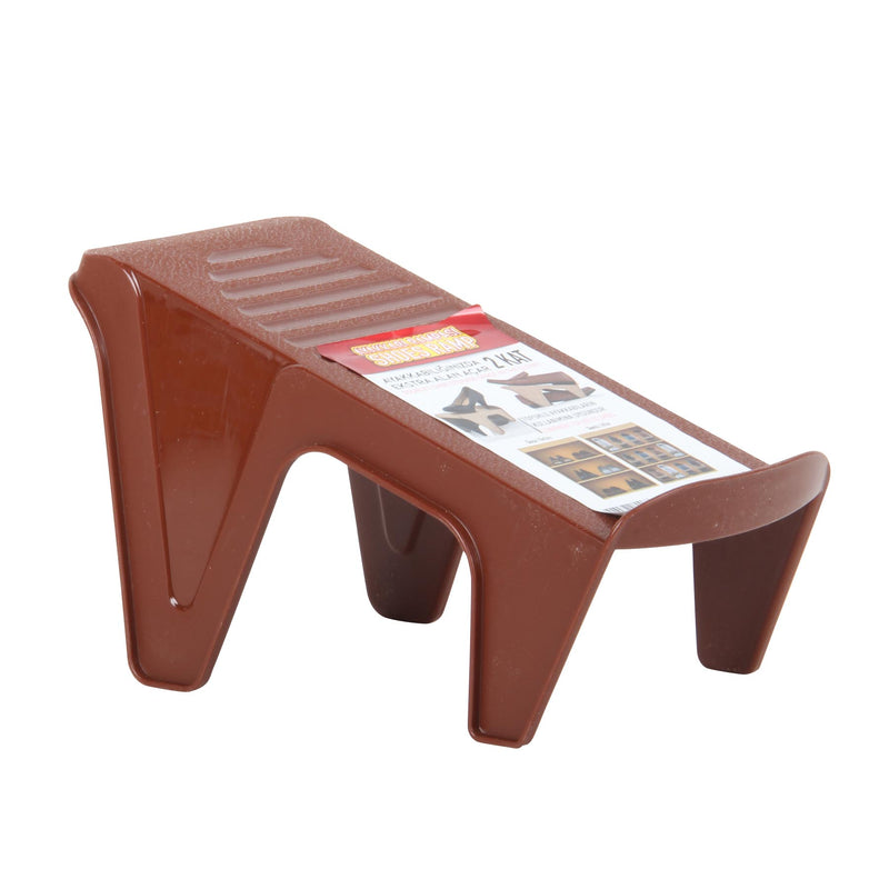 Dunya Shoe Slot Organizer Plastic Racks Space Saver Shoe Ramp Holder (Pack of 4)