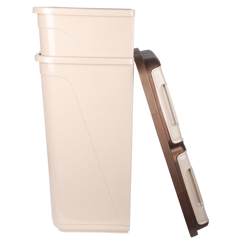 Dual Compartment Laundry / Waste Recycling Bin - 90L