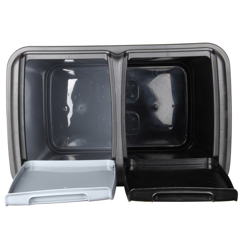 Dual Compartment Laundry / Waste Recycling Bin - 90L
