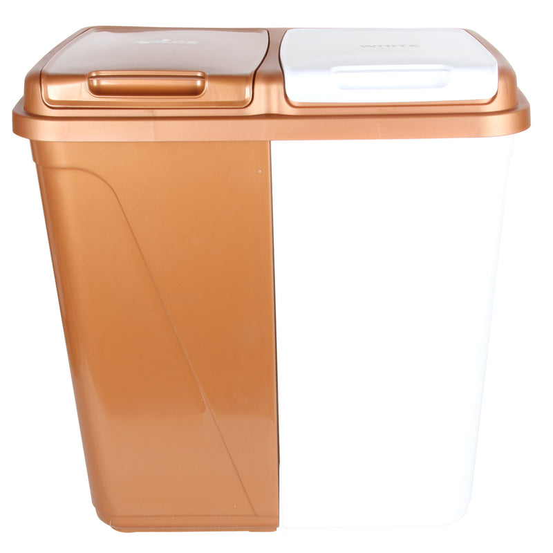 Dual Compartment Laundry / Waste Recycling Bin - 90L