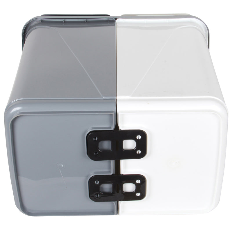 Dual Compartment Laundry / Waste Recycling Bin - 90L