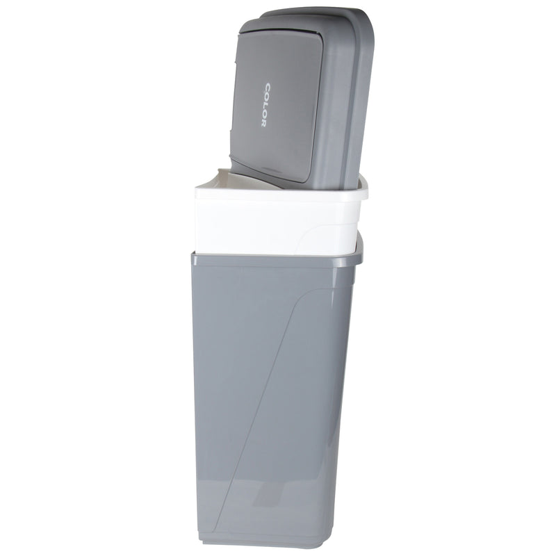 Dual Compartment Laundry / Waste Recycling Bin - 90L