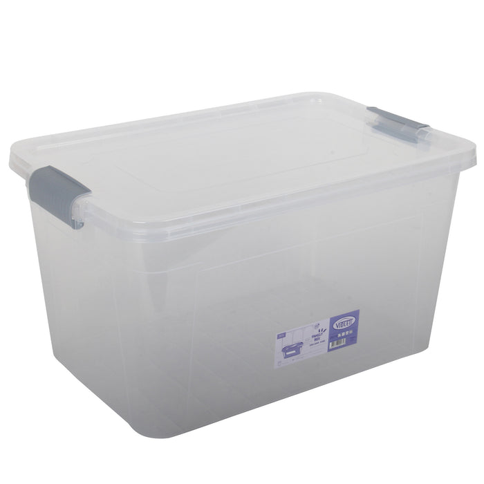 Plastic Storage Box Containers With Lid - 30L