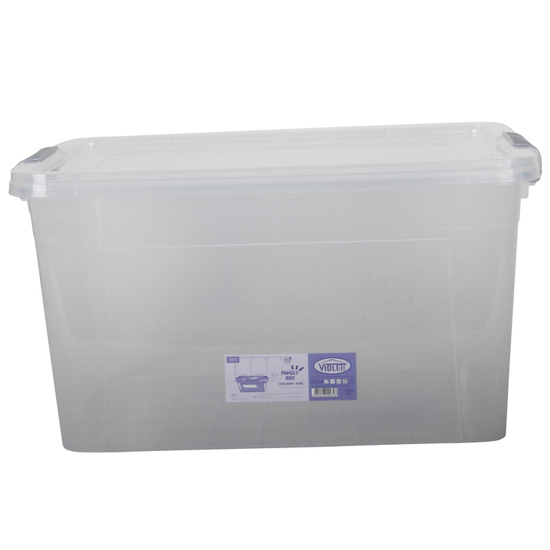 Plastic Storage Box Containers With Lid - 30L