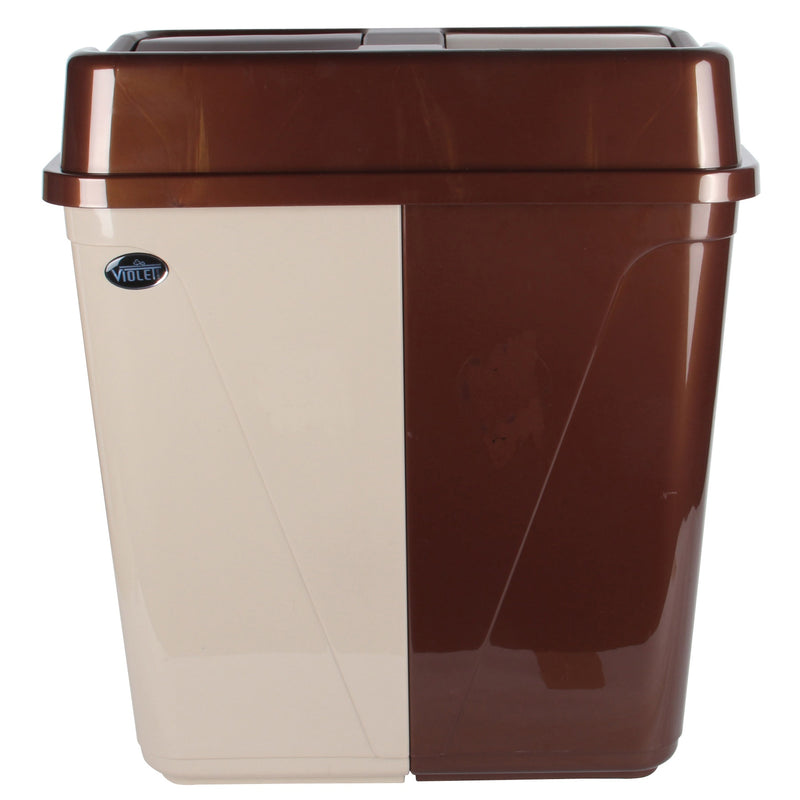 Dual Compartment Rubbish Waste Bin - 100L