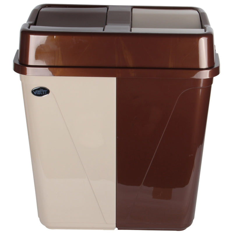 Dual Compartment Rubbish Waste Bin - 100L