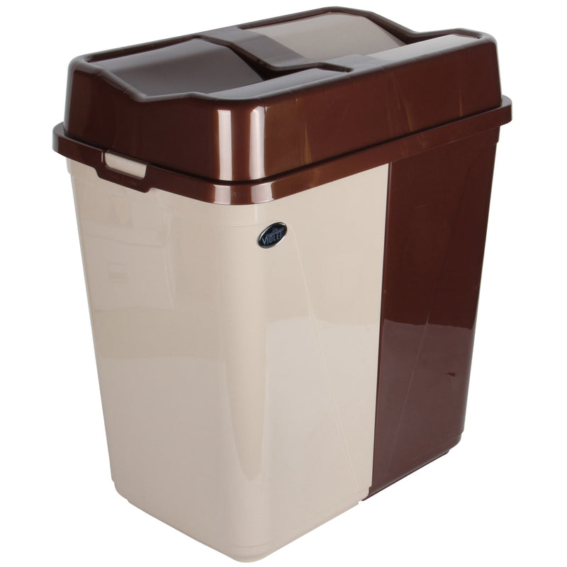 Dual Compartment Rubbish Waste Bin - 100L