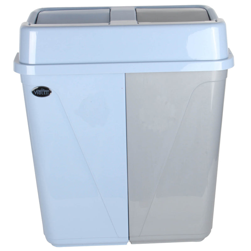 Dual Compartment Rubbish Waste Bin - 100L