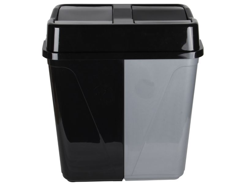 Dual Compartment Rubbish Waste Bin - 100L