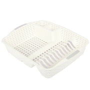 white dish drainer 