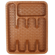 dark beige cutlery tray drawer organizer