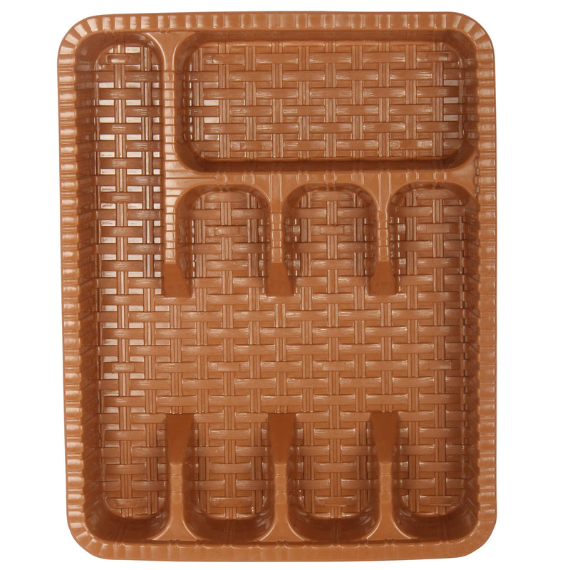 dark beige cutlery tray drawer organizer