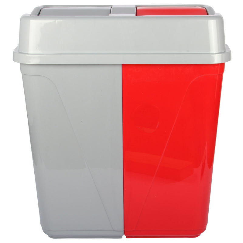 Dual Compartment Rubbish Waste Bin - 100L