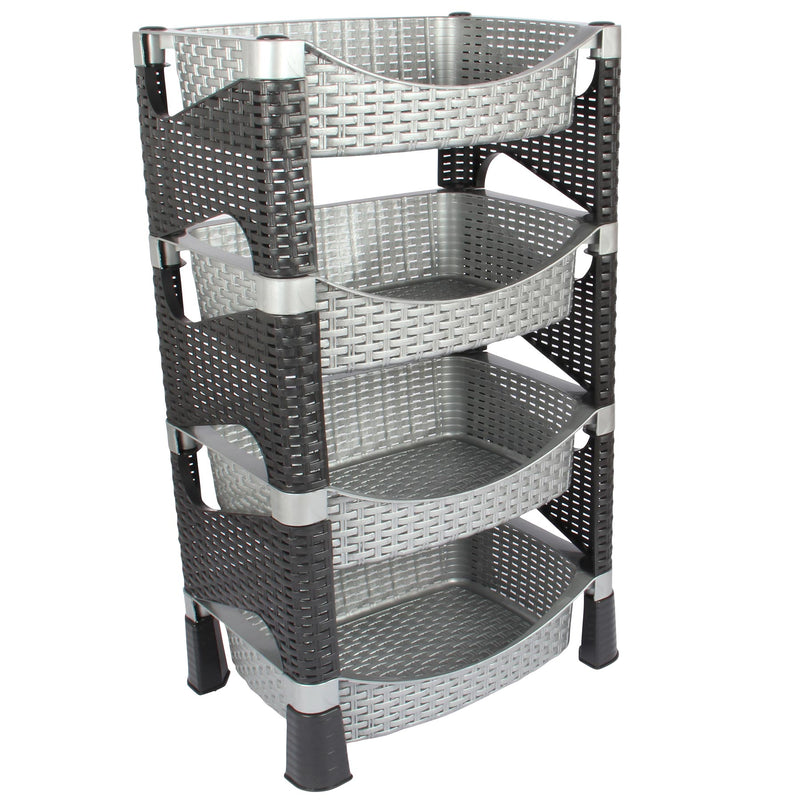 4 Tier Fruit Vegetable Storage Rack Stand.