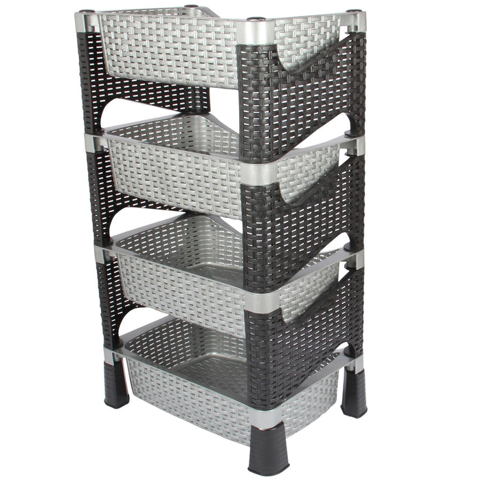 4 Tier Fruit Vegetable Storage Rack Stand.