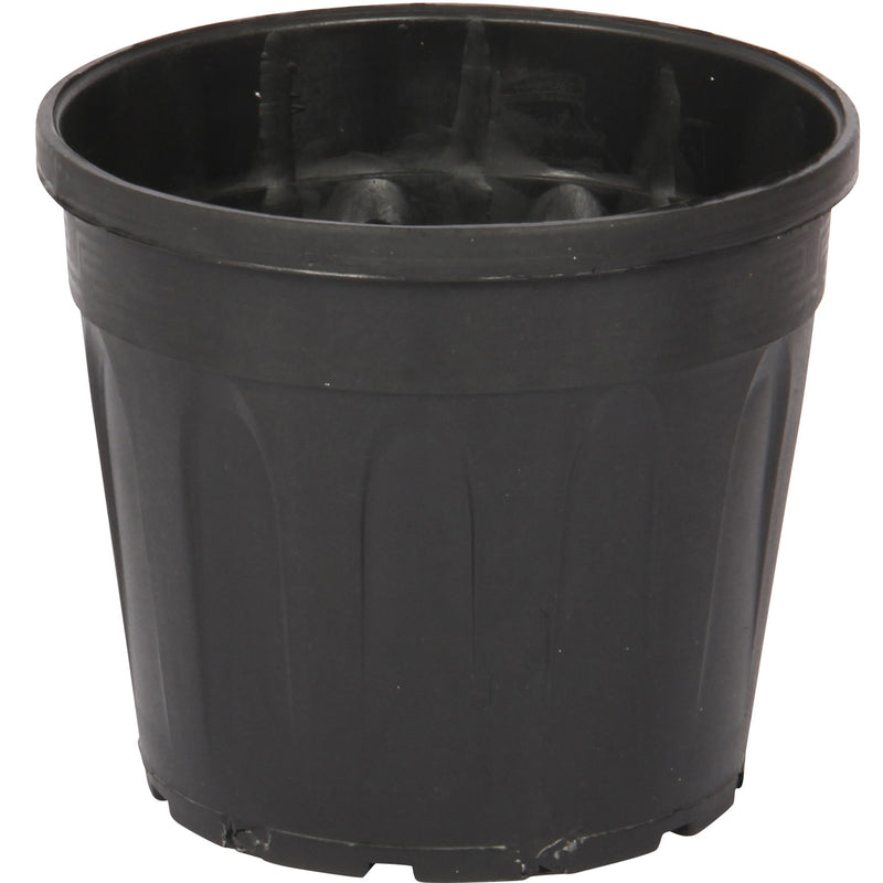 Strong Plastic Black Nursery Pot. Round Flower Pot. (3 Litre to 18 Litre).