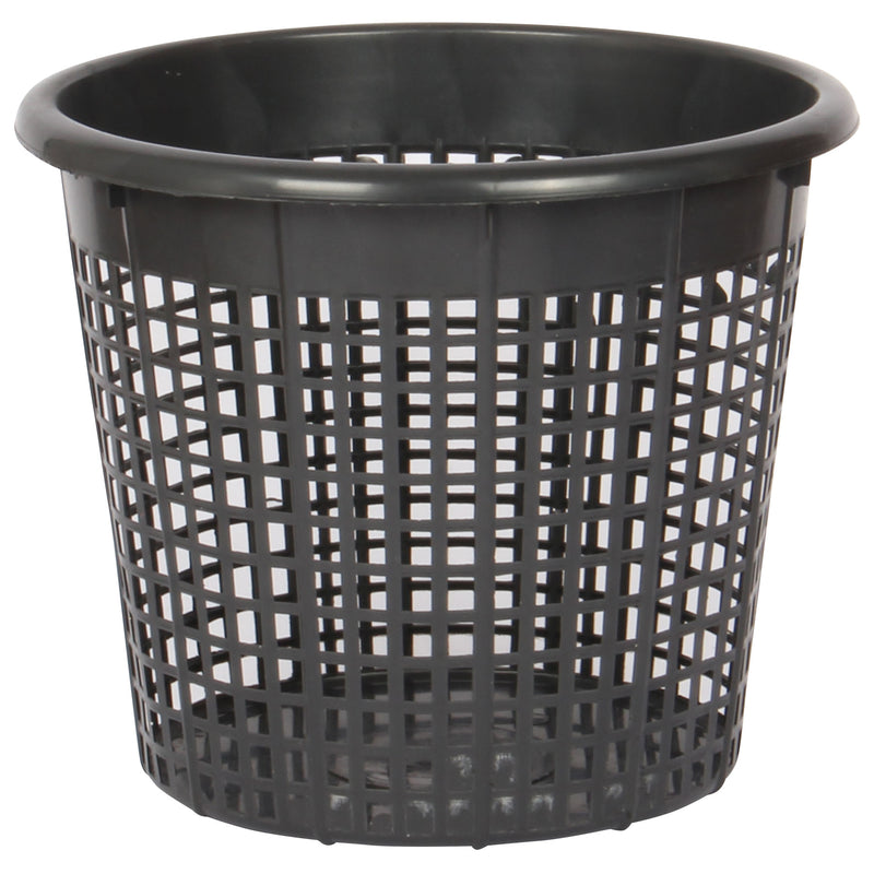 Round Black Pond Planting Garden Basket. Aquatic Pots. (2 Litre & 15 Litre).