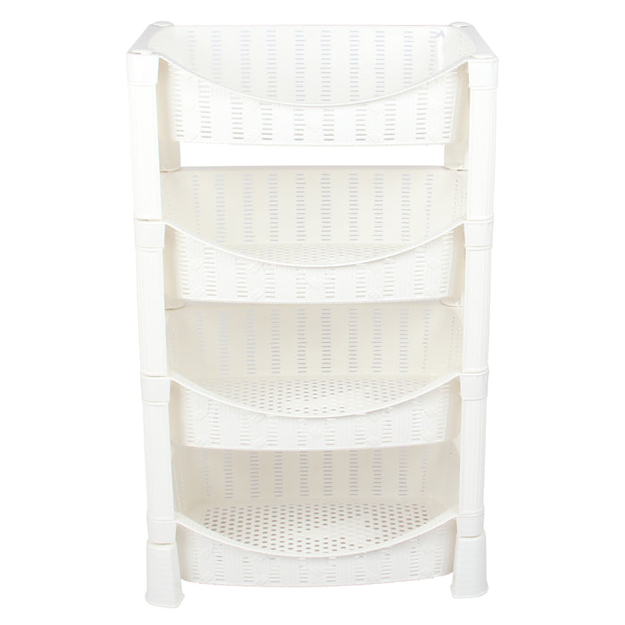 4 Tier Multi Purpose Storage Rack. Strong Standing Shelves Organizer