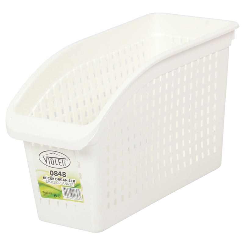 Plastic Small Storage Organizer. Stackable. Pack of 5.