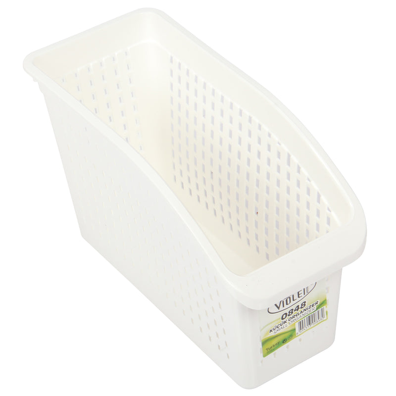 Plastic Small Storage Organizer. Stackable. Pack of 5.