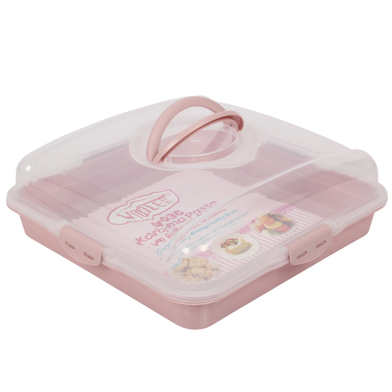 Square Cake Carrier. (34 x 34 cm)