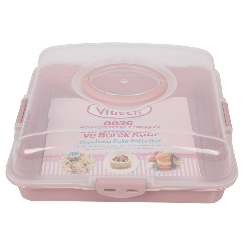 Square Cake Carrier. (34 x 34 cm)