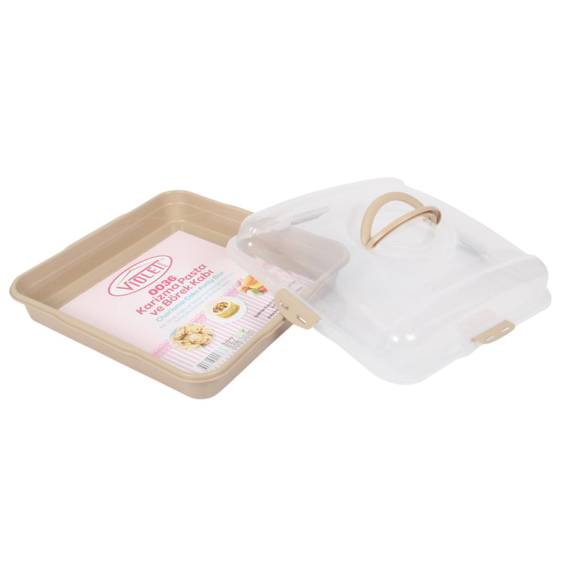 Square Cake Carrier (34x 34 cm)