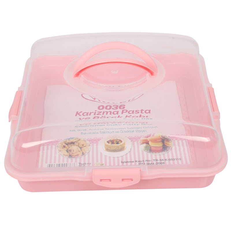 Square Cake Carrier. (34x34 cm)