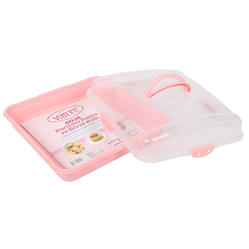 Square Cake Carrier. (34x34 cm)