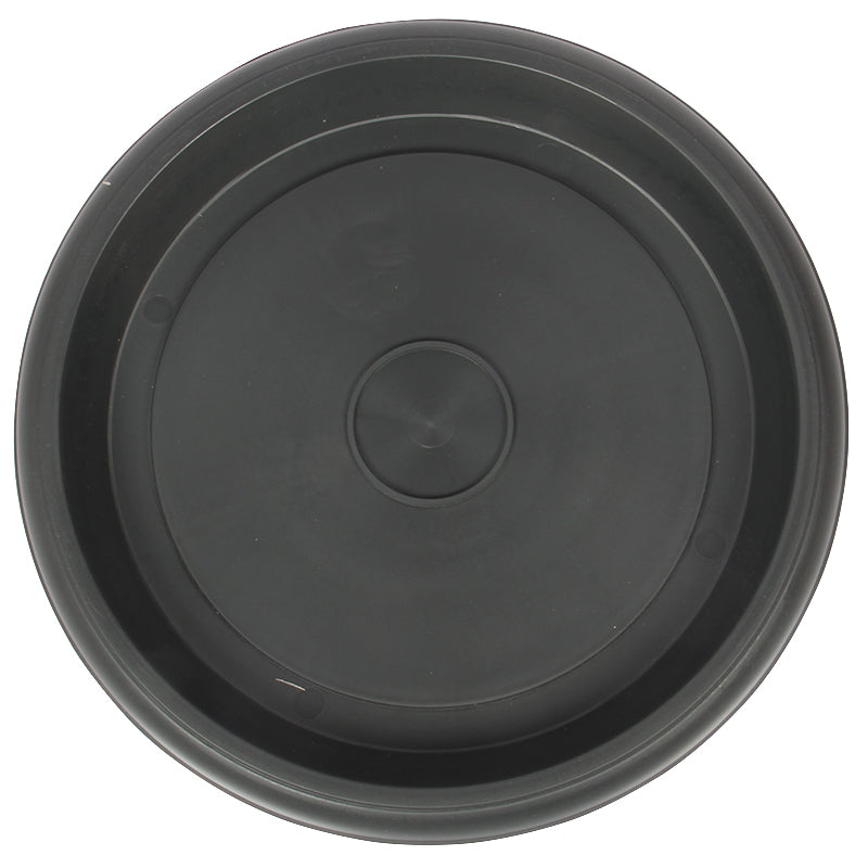 Plant Pot Round Saucer. Flower Pot Deep Drip Tray Strong Plastic.(Pack of 5)(Antrasit)