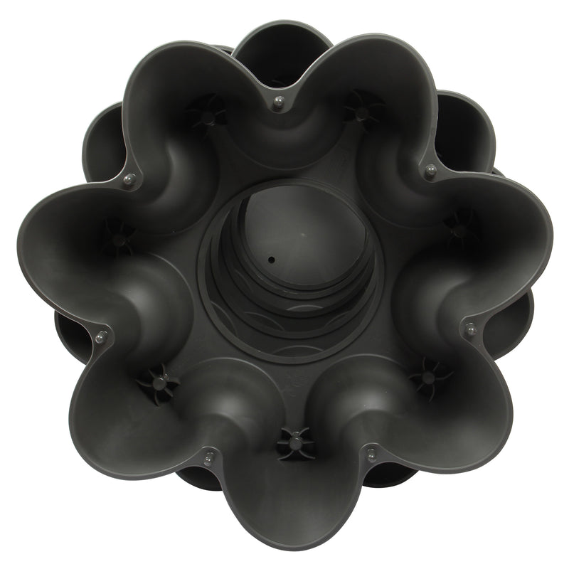 Stacking Garden Flower Tower Pot. Strawberry Planter Pot with Wheels. (6x7 Pocket) (42 Plants).