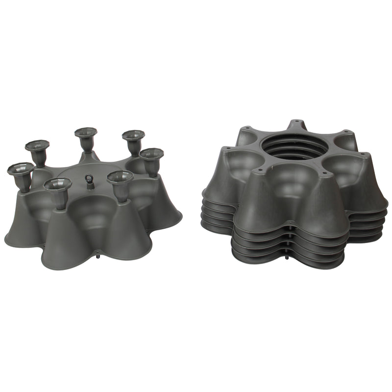 Stacking Garden Flower Tower Pot. Strawberry Planter Pot. (6x7 Pocket) (42 Plants).