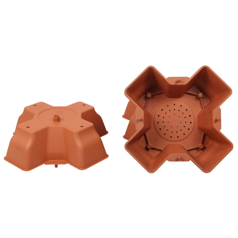 Stacking Garden Flower Tower Pot. Strong Plastic Planter Tower Pot. (4x4 Pocket).