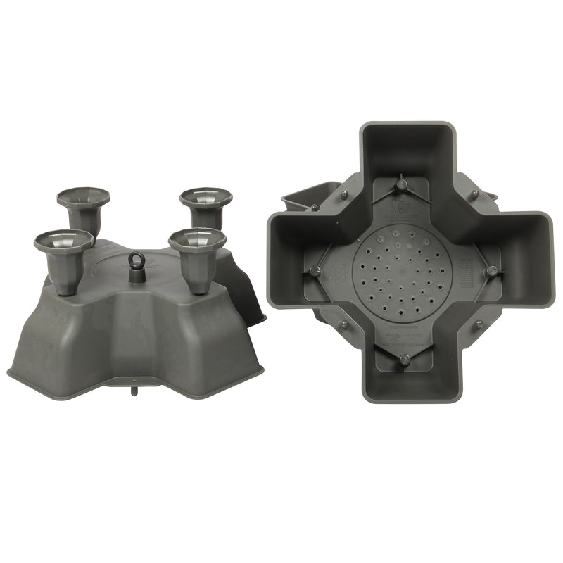 Stacking Garden Flower Tower Pot. Strong Plastic Planter Tower Pot. (4x4 Pocket).