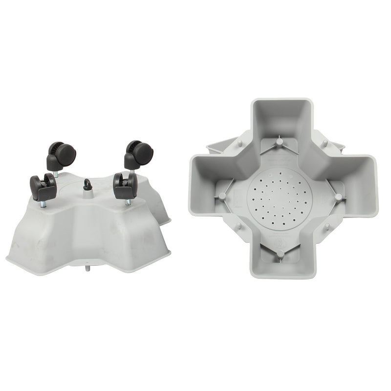 Stacking Garden Flower Tower Pot. Plastic Planter Pot with Wheels. (4x4 Pocket).