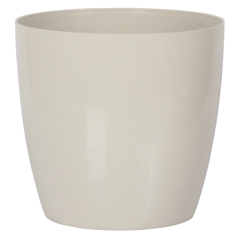 White Indoor Plant Pot with Watering Feature. Self-Watering Pot.