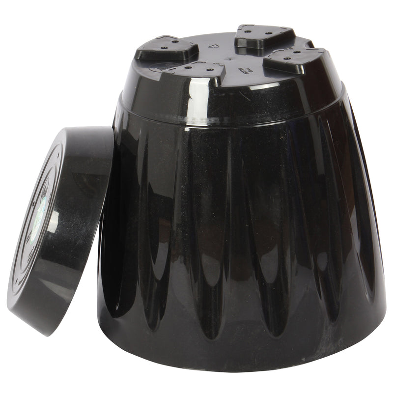 Modern Daisy Round Flower Pot with Saucer. Indoor / Outdoor Flowerpot. (6 Sizes)